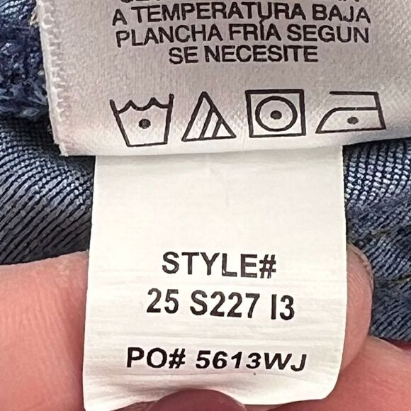 Jordache Jeans Girls 14 Slim Blue Denim Western Super Skinny Medium Wash Pants - Picture 13 of 13